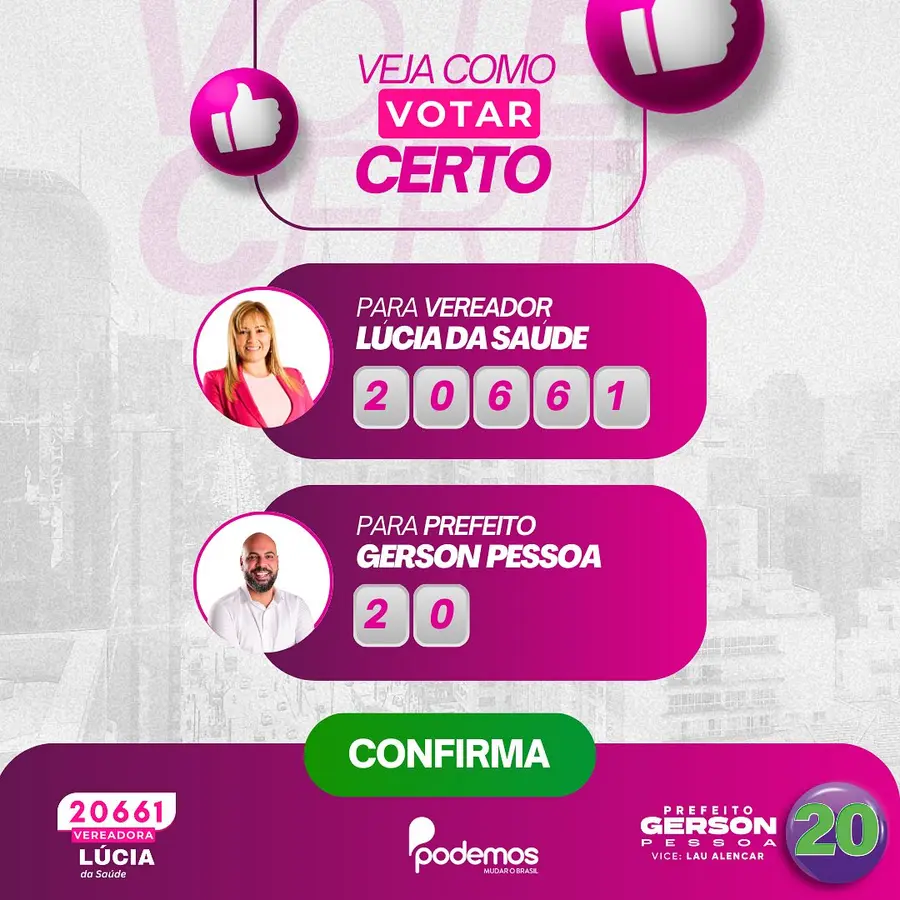 Arte de divulgação da campanha